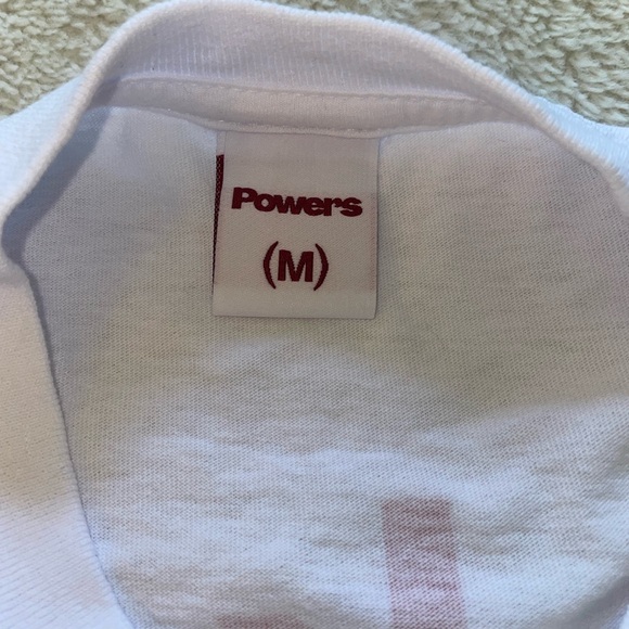 Powers Supply White Long Sleeve Graphic Cotton Tee “Jokes Gangs Hoods” - Picture 4 of 7